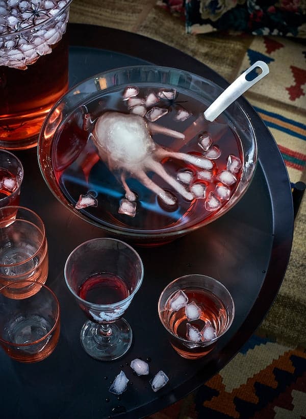 Ikea TRYGG - Serving bowl, clear glass, 28 cm
