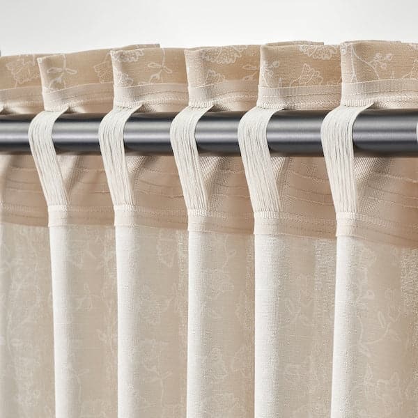 TRYSTÄVMAL - Tent, 2 sheets, beige/white, 