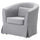 TULLSTA Armchair lining - Smoke grey nordvalla ,