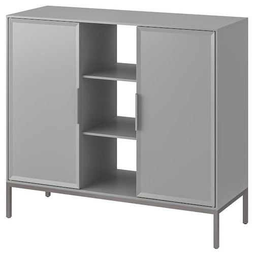 TULLSTORP - Cabinet, grey, 99x35x89 cm