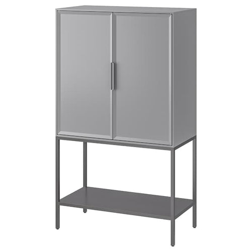 TULLSTORP - Cabinet, grey, 73x35x126 cm