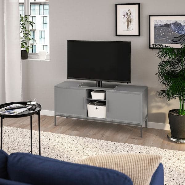 Ikea TULLSTORP - TV bench, grey, 114x35x53 cm