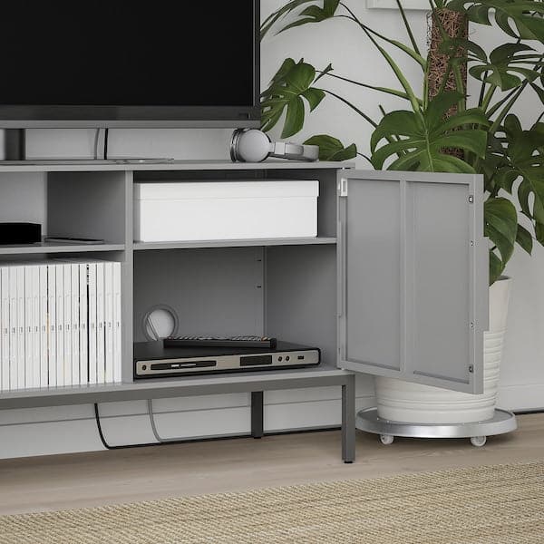 Ikea TULLSTORP - TV bench, grey, 114x35x53 cm