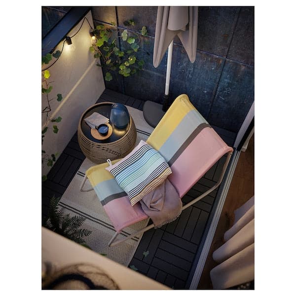 Ikea TUMHOLMEN - Rocking-chair, in/outdoor, white/multicolour