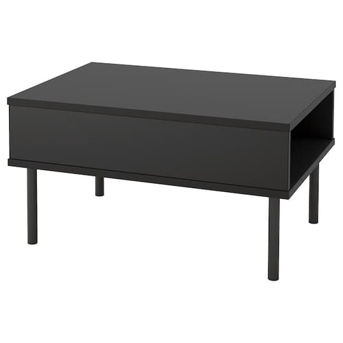 TUNSTA - Side table, anthracite, 70x50 cm
