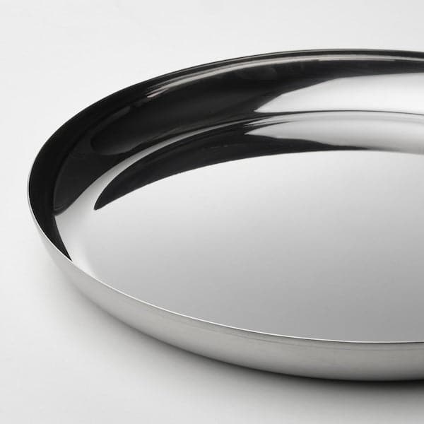 TUVHÄTTA - Serving plate, stainless steel, 32 cm - best price from Maltashopper.com 10539556