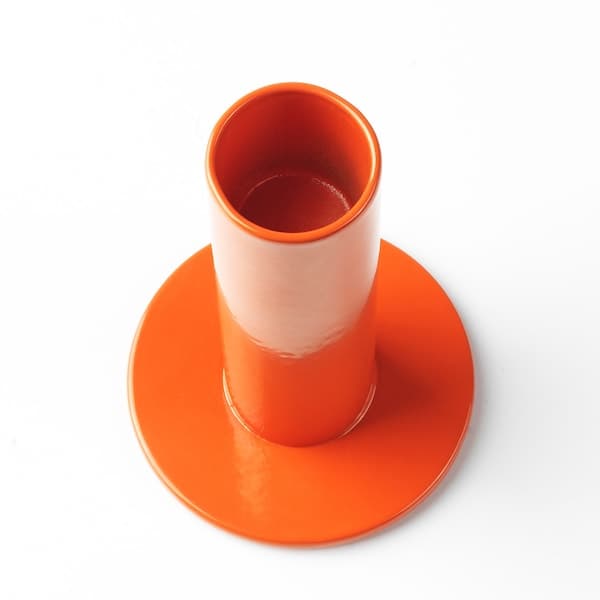 TUVKORNELL - Candle holder, set of 3, orange - best price from Maltashopper.com 80554384