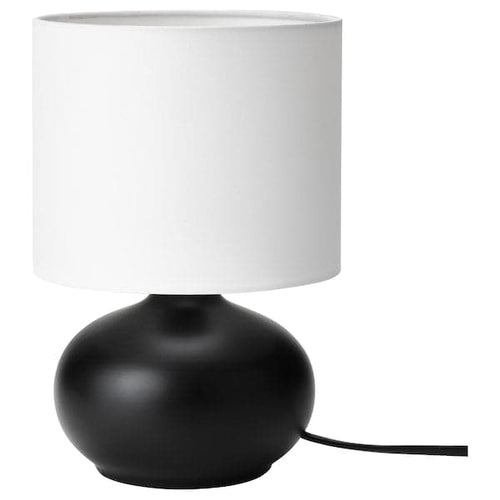 TVÄRFOT Table lamp - black/white