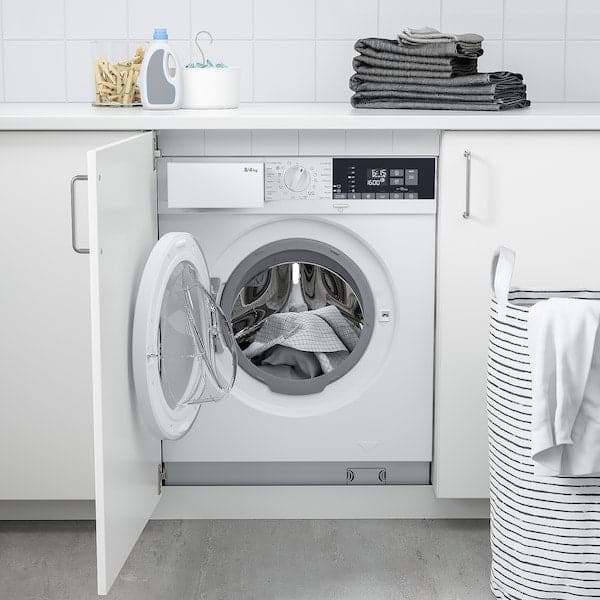 TVÄTTAD Integrated washer/dryer - white , - best price from Maltashopper.com 60494065