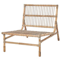 TVARÖ seat sec for modular sofa, outdoor, brown, 65x62x78 cm