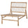 TVARÖ seat sec for modular sofa, outdoor, brown, 65x62x78 cm