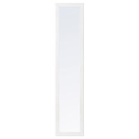 TYSSEDAL - Mirror door, white, 50x229 cm - best price from Maltashopper.com 00449113