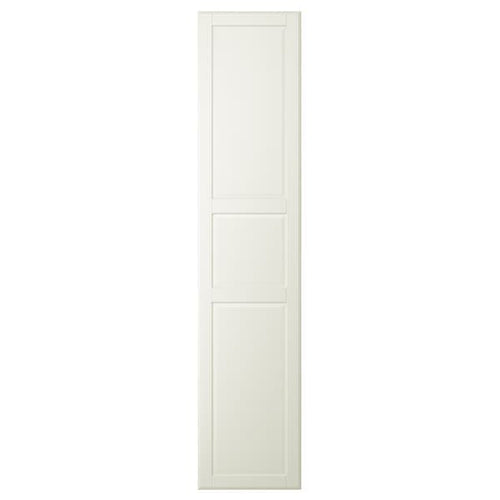TYSSEDAL - Door with hinges, white, 50x229 cm
