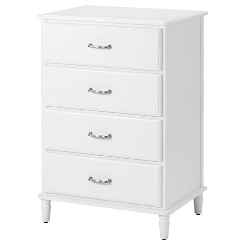 TYSSEDAL Chest of drawers with 4 drawers - white 67x102 cm , 67x102 cm