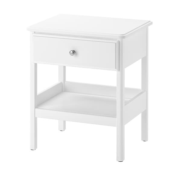 TYSSEDAL - Bedside table, white, 51x40 cm - best price from Maltashopper.com 70299959