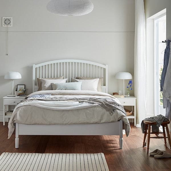 Ikea TYSSEDAL Bed structure - white/Leirsund 160x200 cm , 160x200 cm
