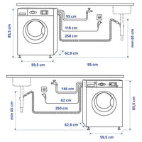 UDDARP - Washing Machine, 500, 8 kg - best price from Maltashopper.com 70525467