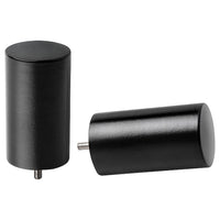 UDDNATE finials, 1 pair, black, 35 mm