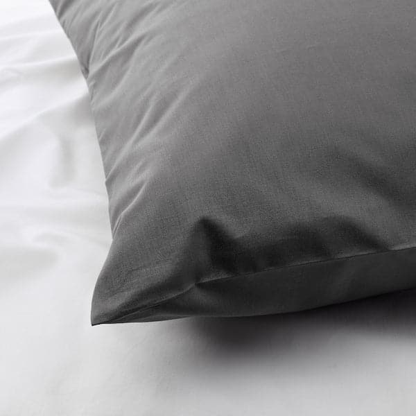 ULLVIDE - Pillowcase, grey