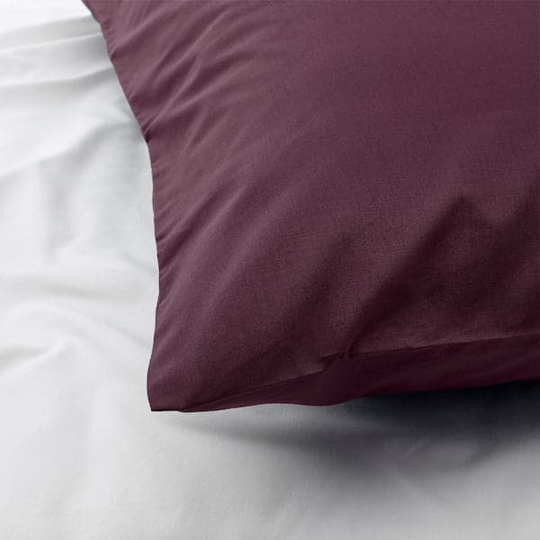 ULLVIDE - Pillowcase, deep red, 50x80 cm - best price from Maltashopper.com 90558126