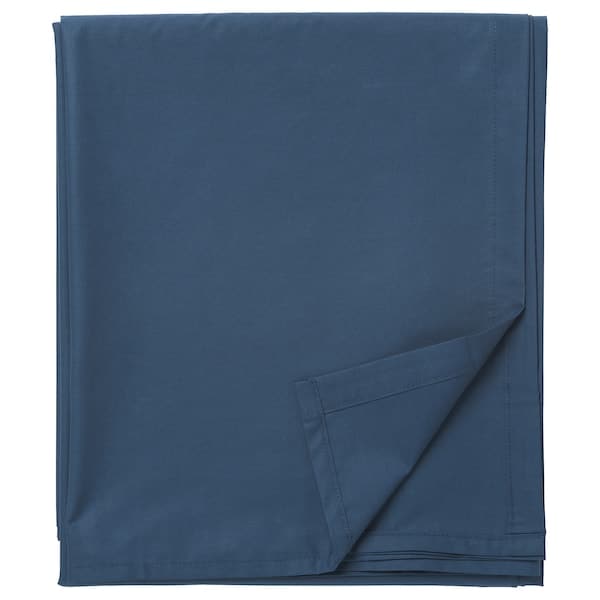 ULLVIDE Sheet - dark blue 240x260 cm , 240x260 cm - best price from Maltashopper.com 70342806