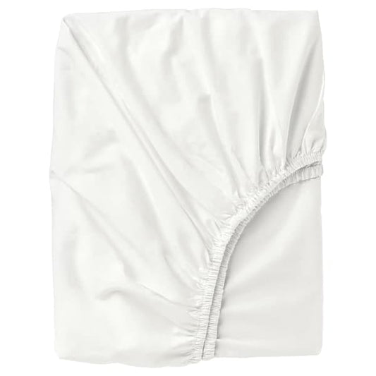 ULLVIDE Sheet with corners - white 160x200 cm , 160x200 cm - best price from Maltashopper.com 20342724