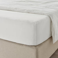 ULLVIDE Sheet with corners - white 90x200 cm , 90x200 cm - best price from Maltashopper.com 30342728