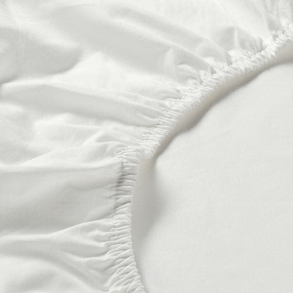 ULLVIDE Sheet with corners - white 180x200 cm , 180x200 cm - Premium Bedding from Ikea - Just €32.99! Shop now at Maltashopper.com