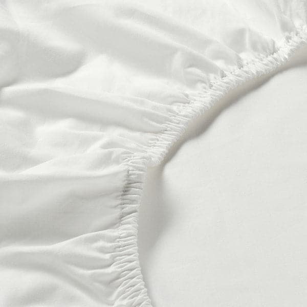 ULLVIDE Sheet with corners - white 90x200 cm , 90x200 cm - best price from Maltashopper.com 30342728