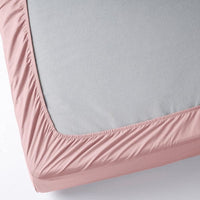 ULLVIDE - Sheet with corners, pale pink, , 160x200 cm - best price from Maltashopper.com 90564066