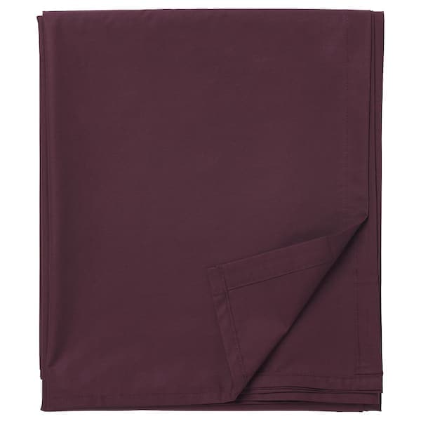 Ikea ULLVIDE - Sheet, deep red, , 240x260 cm