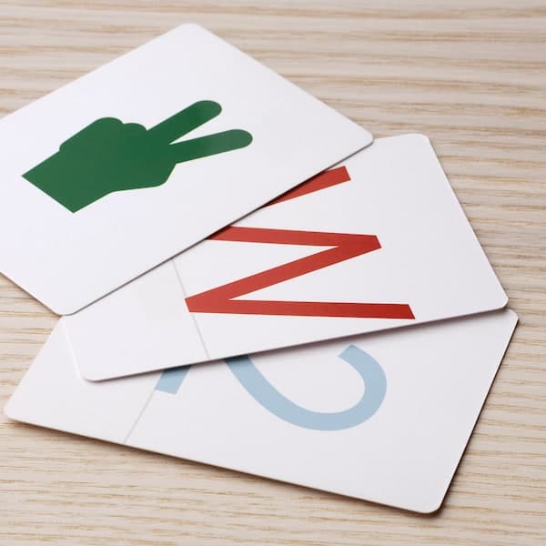 Ikea UNDERHÅLLA - Cards w letters, numbers, signs