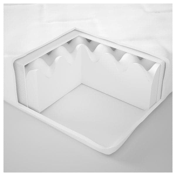 Ikea UNDERLIG Junior bed foam mattress - white 70x160 cm , 70x160 cm
