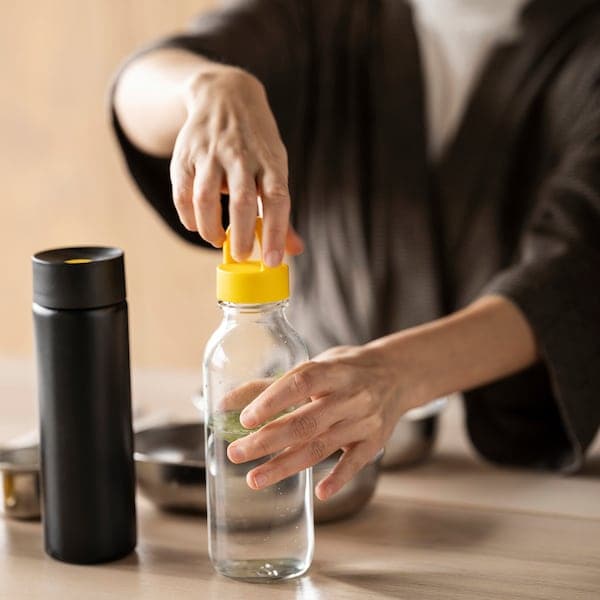 Ikea UNDERSÖKA - Insulated travel mug, black, 0.4 l