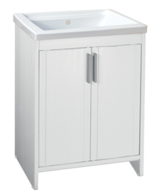 UP 2.0 WASHROOM CABINET W60 D50 H84 CM RESIN WHITE