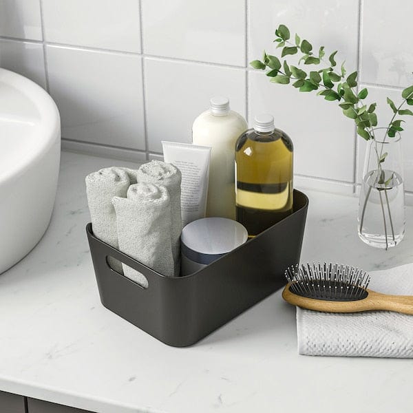 Ikea UPPDATERA - Box, anthracite, 24x17 cm