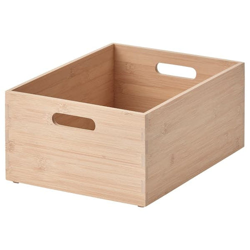 UPPDATERA - Storage box, light bamboo, 24x32x15 cm