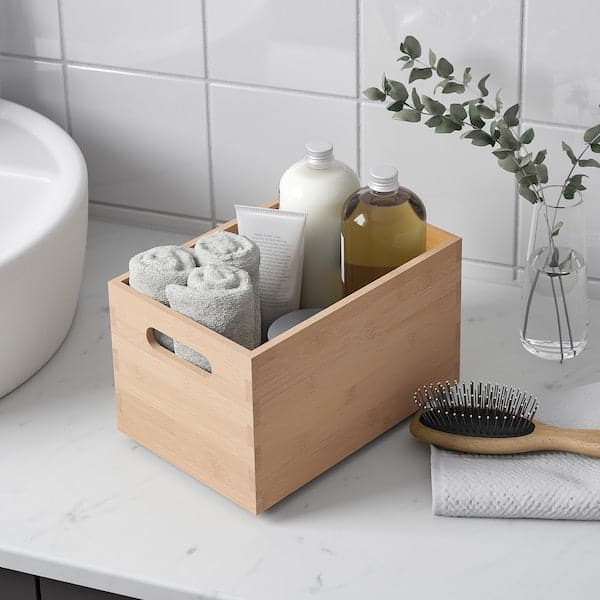 Ikea UPPDATERA - Storage box, light bamboo, 16x24x15 cm