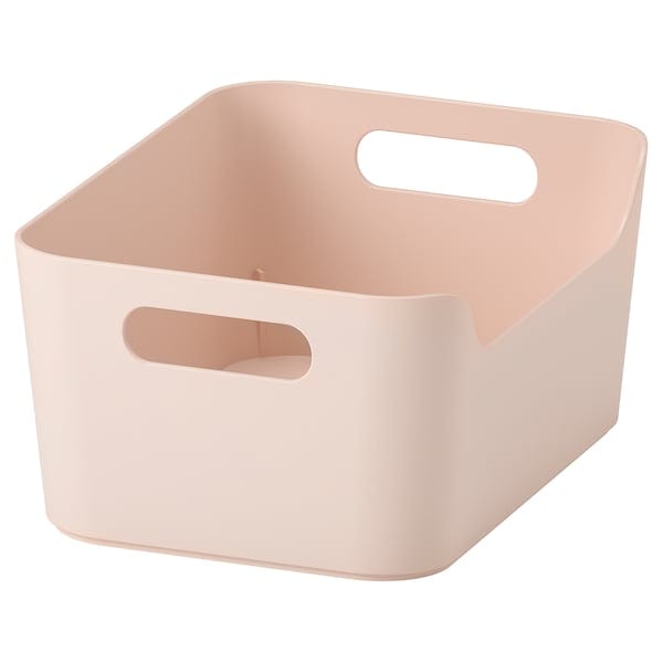 Ikea UPPDATERA - Box, light pink, 24x17 cm