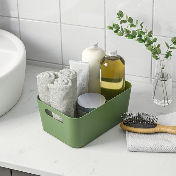 Ikea UPPDATERA - Box, green, 24x17 cm