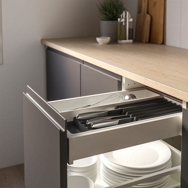 UPPDATERA - Knife rack, anthracite, 20x50 cm - best price from Maltashopper.com 80433207