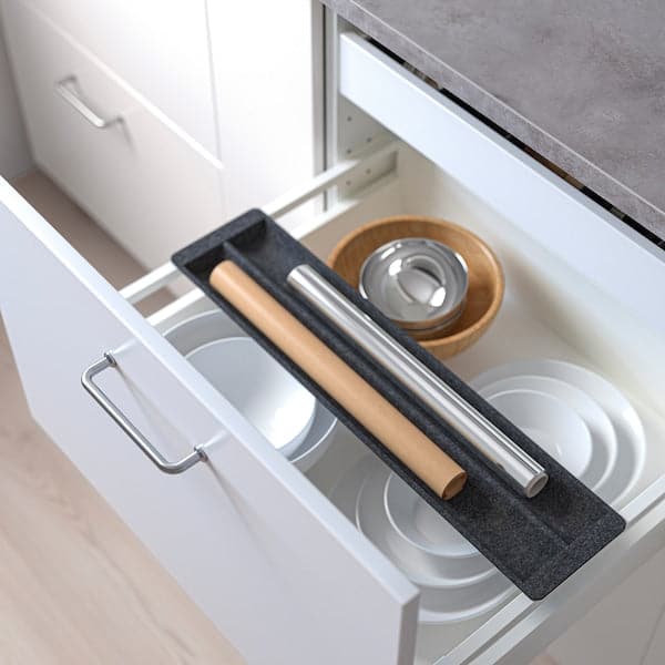 Ikea UPPDATERA - Sliding organiser for drawer, grey, 60 cm