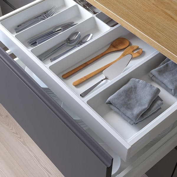 Ikea UPPDATERA - Cutlery tray/2 utensil trays, white, 72x50 cm