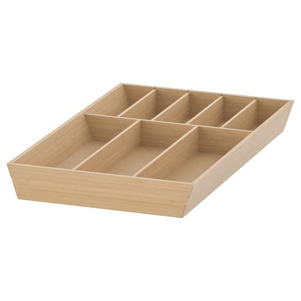 UPPDATERA - Cutlery tray, light bamboo, 32x50 cm