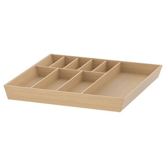 Ikea UPPDATERA - Cutlery tray, light bamboo, 52x50 cm