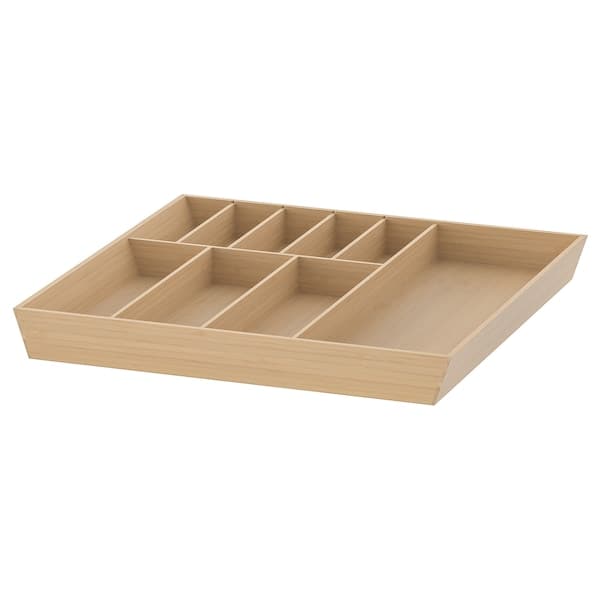 UPPDATERA - Cutlery tray, light bamboo, 52x50 cm