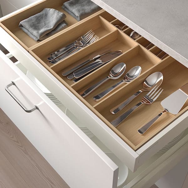 Ikea UPPDATERA - Cutlery tray, light bamboo, 52x50 cm