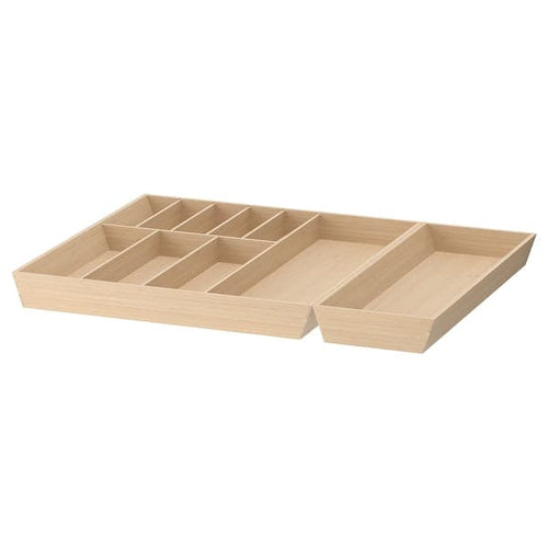 UPPDATERA - Cutlery tray/utensil tray, light bamboo, 72x50 cm