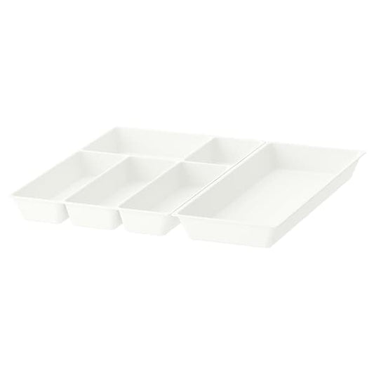 Ikea UPPDATERA - Cutlery tray/utensil tray, white, 52x50 cm