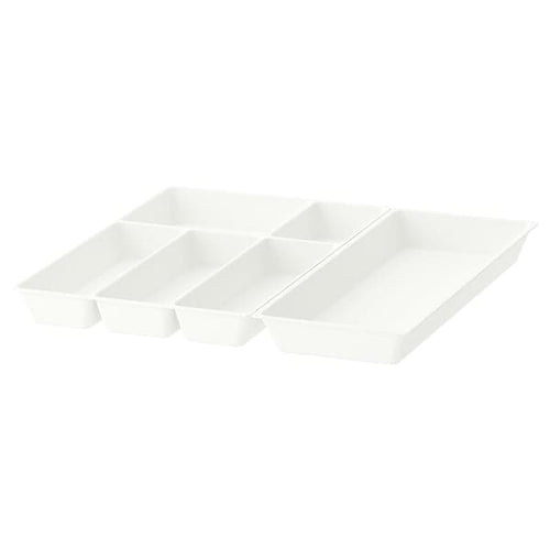 UPPDATERA cutlery tray/utensil tray, white, 52x50 cm
